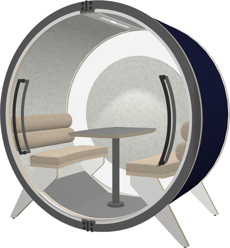 BlockO FOUR QUIET acoustic meeting pod